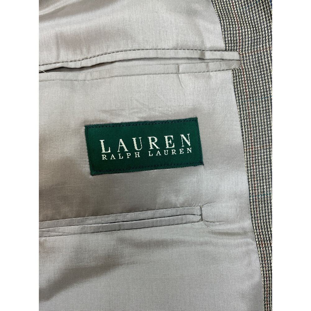 Lauren Ralph Lauren Blazer Men 44L Silk Wool 2-Button Single Breasted Lined - Picture 5 of 11